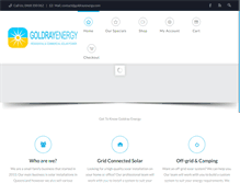 Tablet Screenshot of goldrayenergy.com